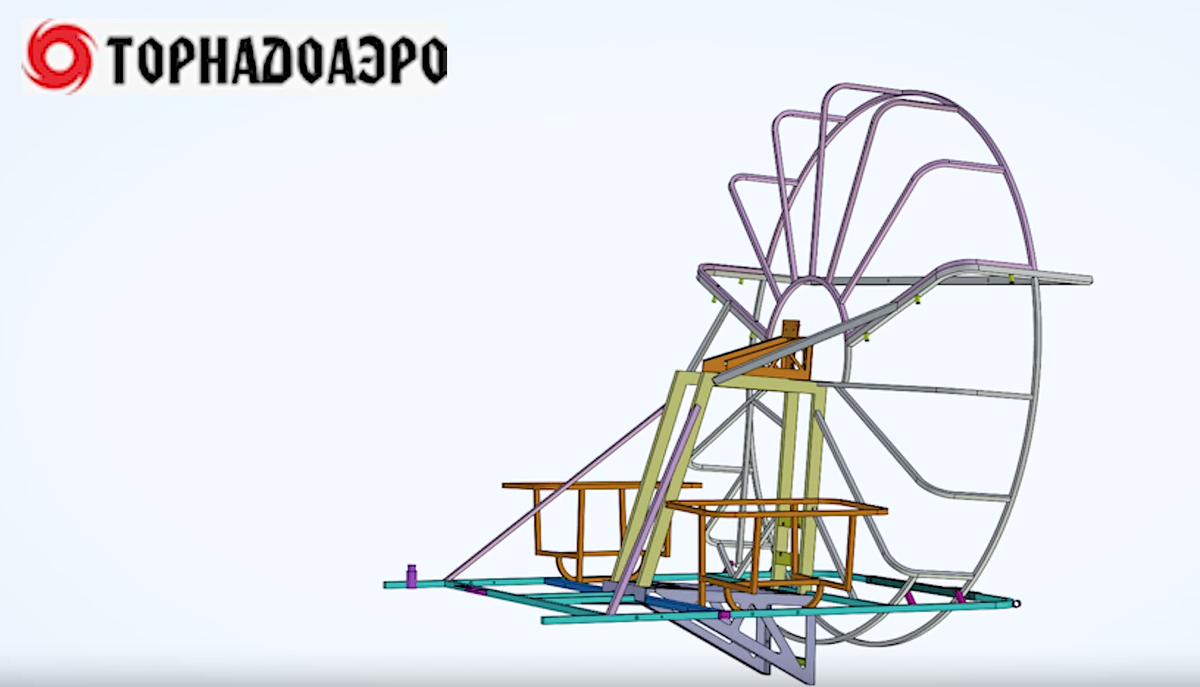 Рама аэролодки ТорнадоАэро. 