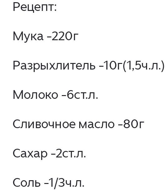 Рецепт теста