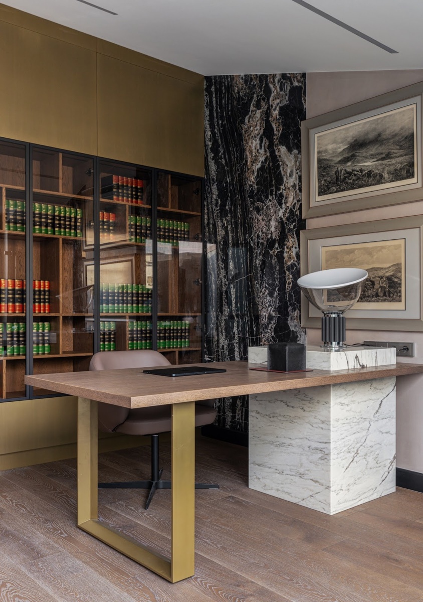 Фотография интерьера дизайн-студии Полины Агафоновой