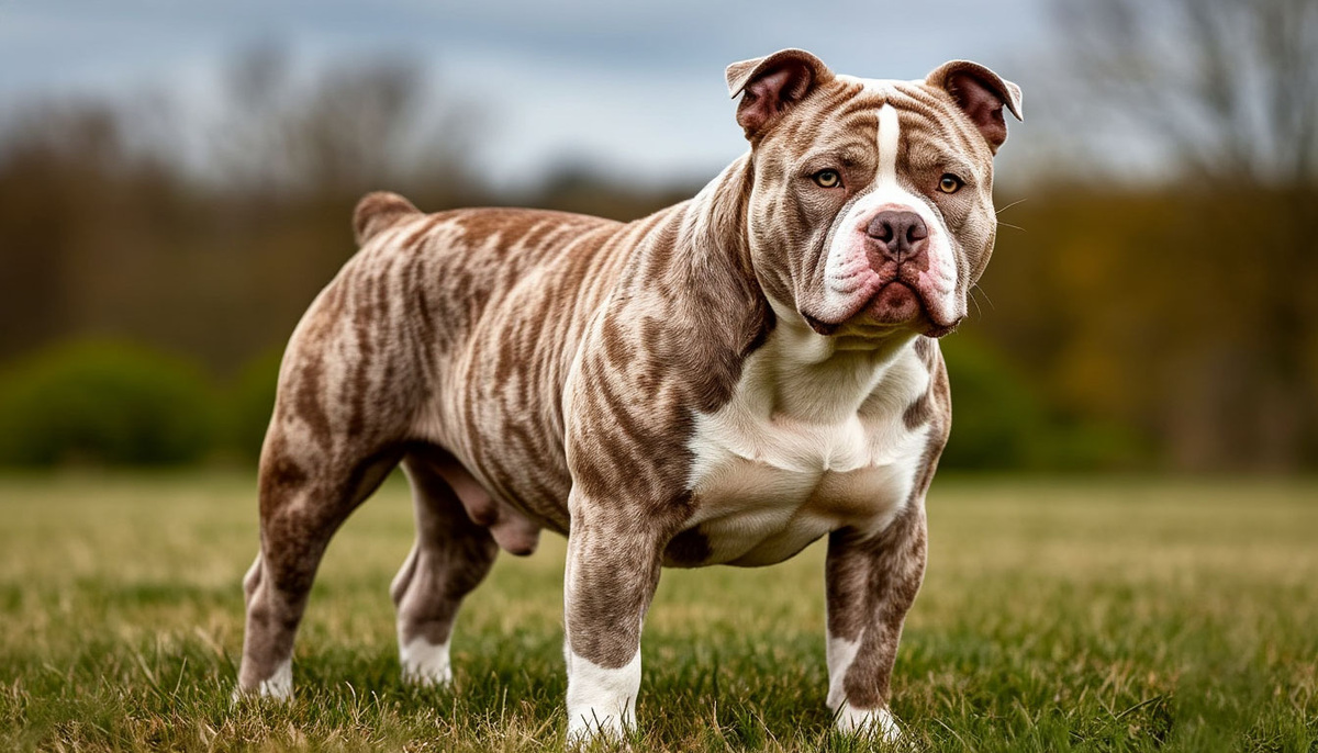 Здоровый мерле булли