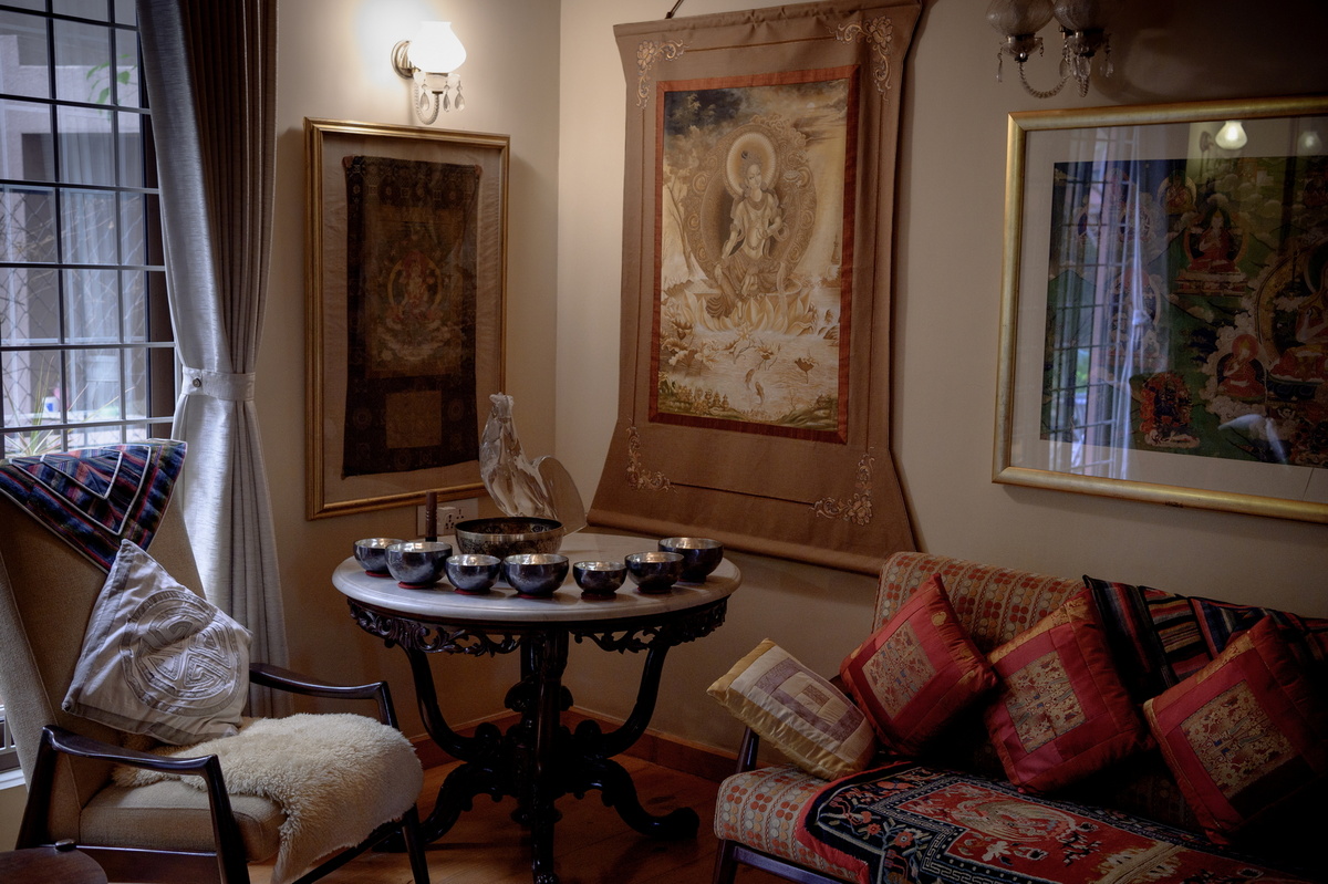 Поющие чаши Healingbowl®во дворце принцессы Непала Джйоти Шах