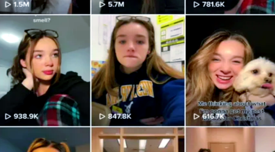 Скриншот аккаунта девушки, болеющей синдромом Туретта