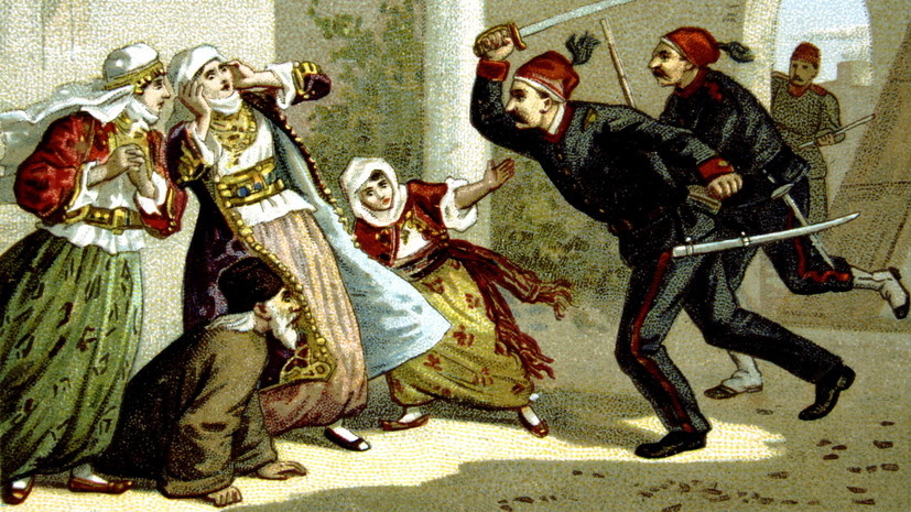     Массовые убийства армян в Османской империи происходили с конца XIX века по 1922 год преимущественно на востоке турецкого государства. Эти земли в древности входили в состав Великой Армении, и большую часть местного населения до начала ХХ века составляли армяне Gettyimages.ru Photo12/Universal Images Group