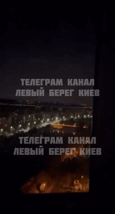    Кадры с Telegram-канала "Левый берег Киев"