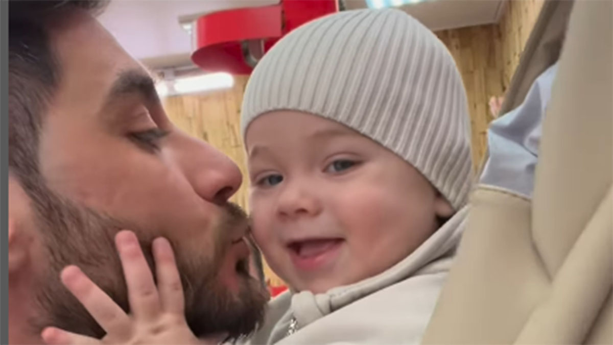 Тигран Салибеков с сыном Леоном. Фото: соцсети Тиграна Салибекова