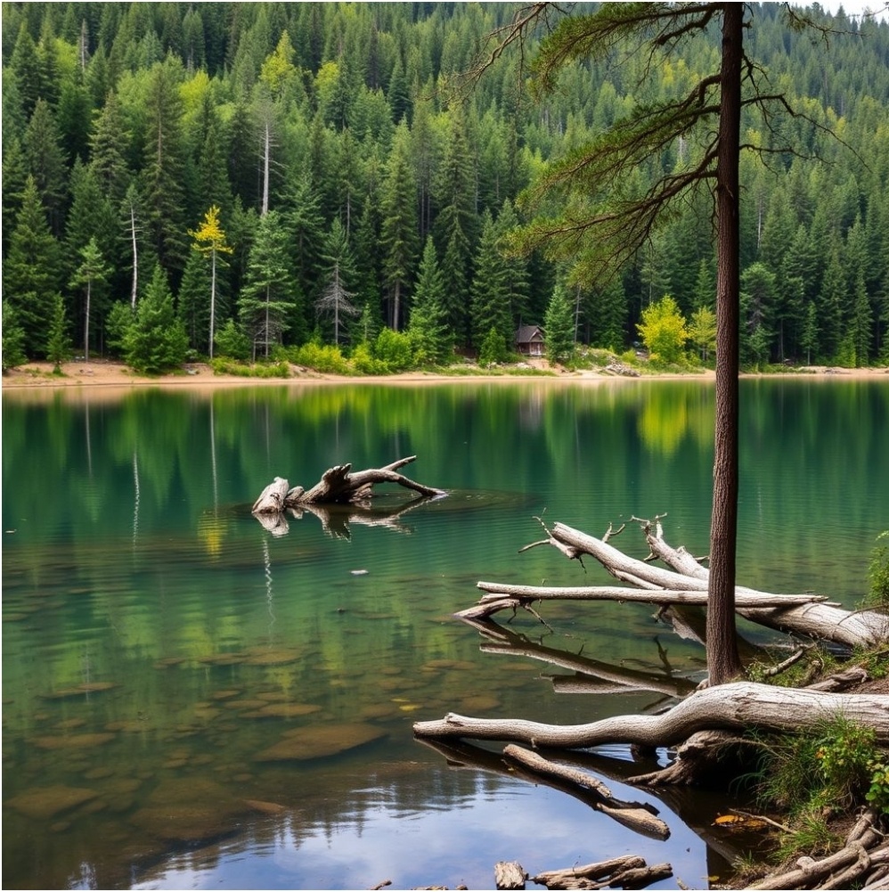 Лесное озеро