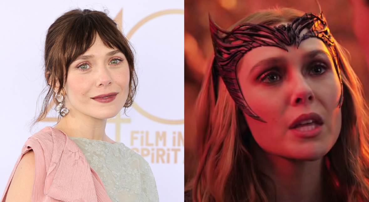 Элизабет Олсен и Алая ведьма.