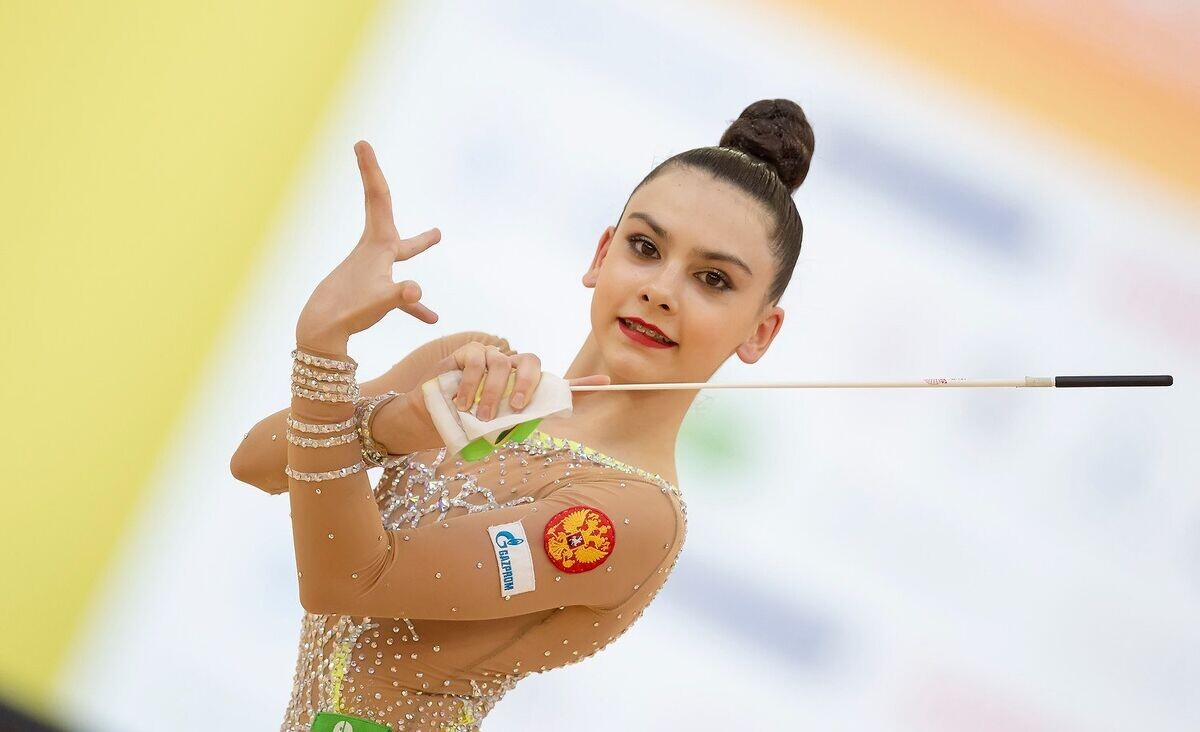    Российская "художница" Лала Крамаренко© Фото : Олег Наумов/Всероссийская федерация художественной гимнастики