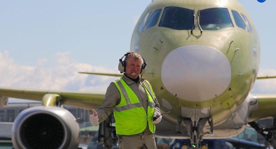    Испытания третьего опытного образца самолета Superjet-100. Telegram-канал ОАК