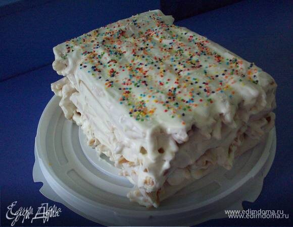 Торт из вафельных трубочек: ностальгический десерт в современной интерпретации