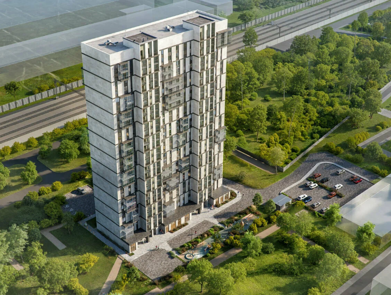 На ген плане смотрится как панелька. Рендер сс айта застройщика