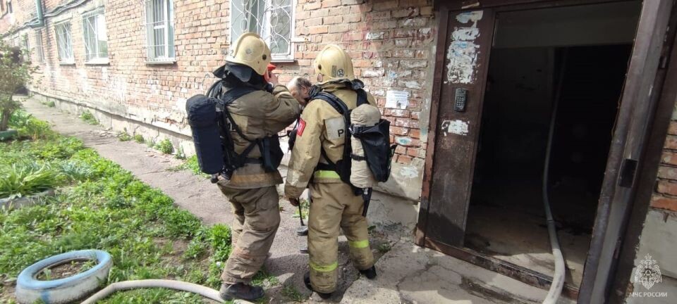    Пожар в Рубцовске. Источник: МЧС Алтайского края