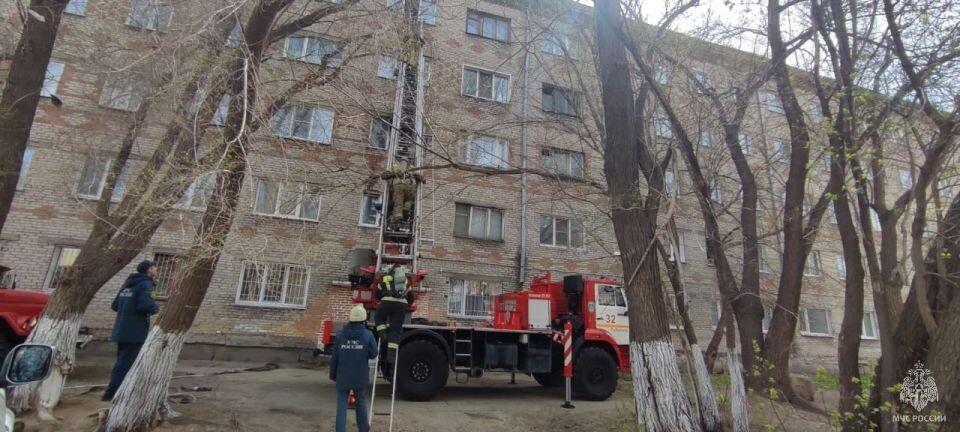    Пожар в Рубцовске. Источник: МЧС Алтайского края