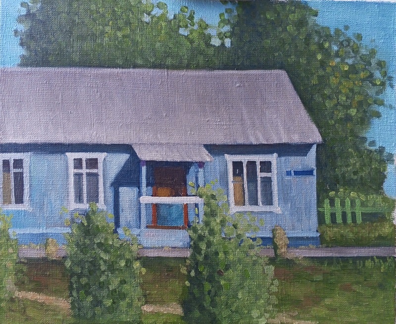 «Совет ветеранов» 50х60 см, масло 2023г.