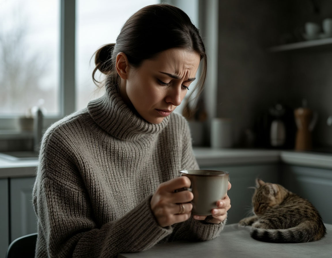 "Просто устала". Ага...