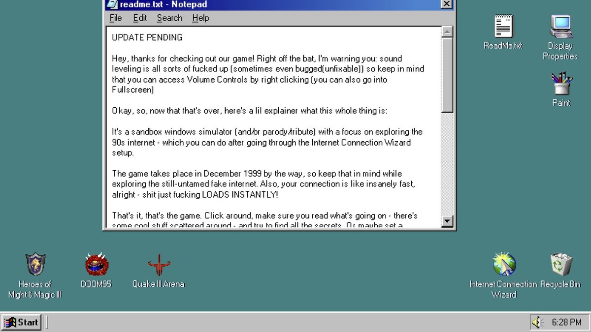 Windowz 98 NetTowns Edition