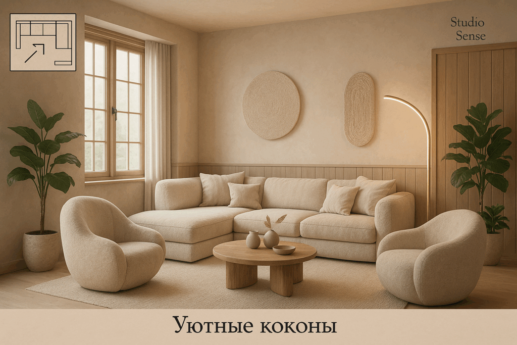    Дизайн интерьеров 2025 уютные пространства комфорта Keri