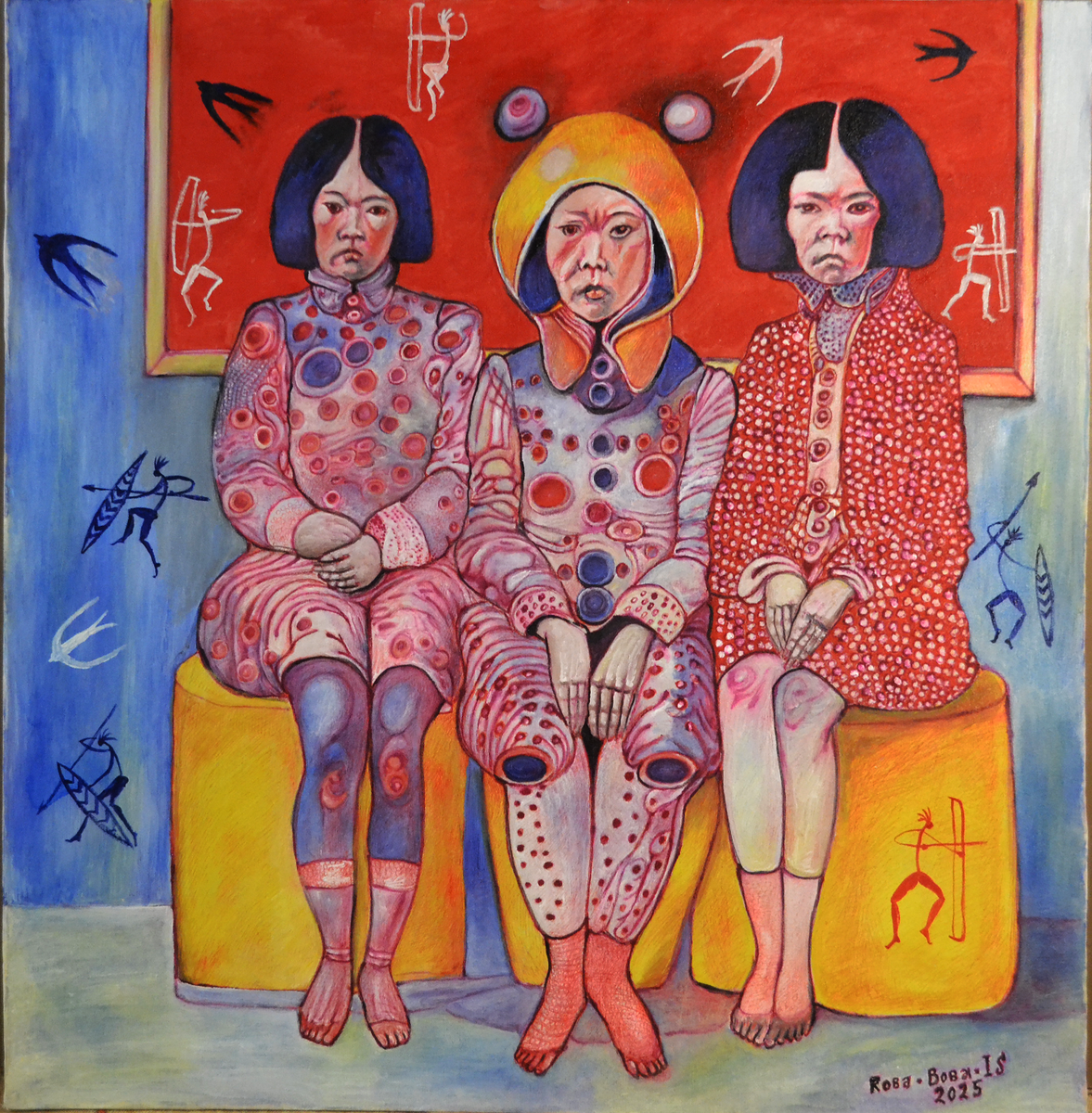 Три бабули. Картина 