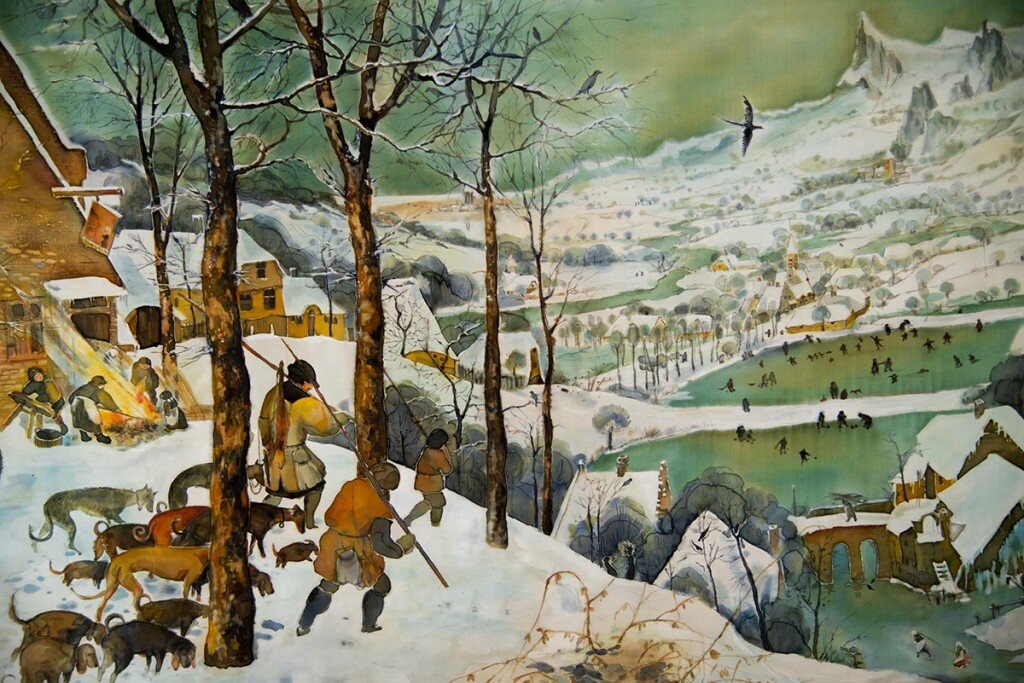 Питер Брейгель Старший "Охотники на снегу". Фото из открытых источников