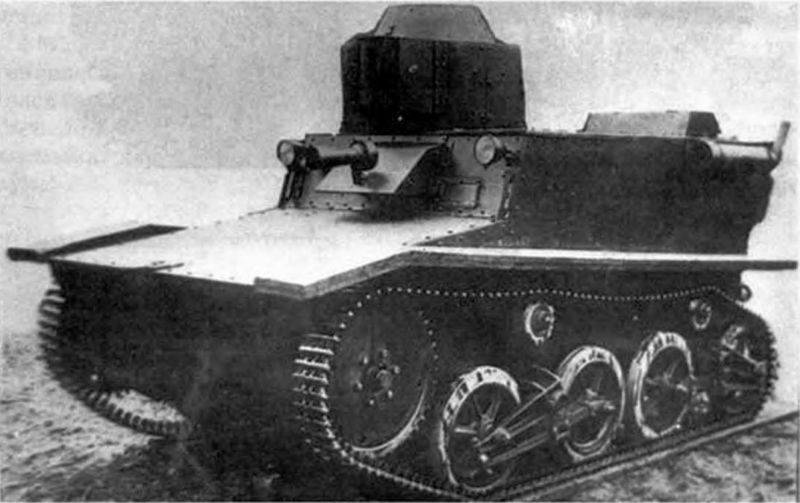 Малый плавающий танк Т-41 собственной персоной. Фотография в свободном доступе.