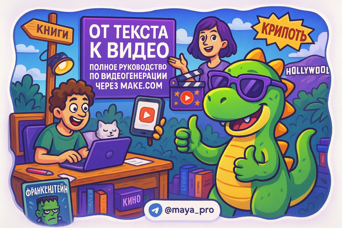    Создай вирусное видео за 10 минут: Полное руководство по автоматизации на Make.com Артур Хорошев