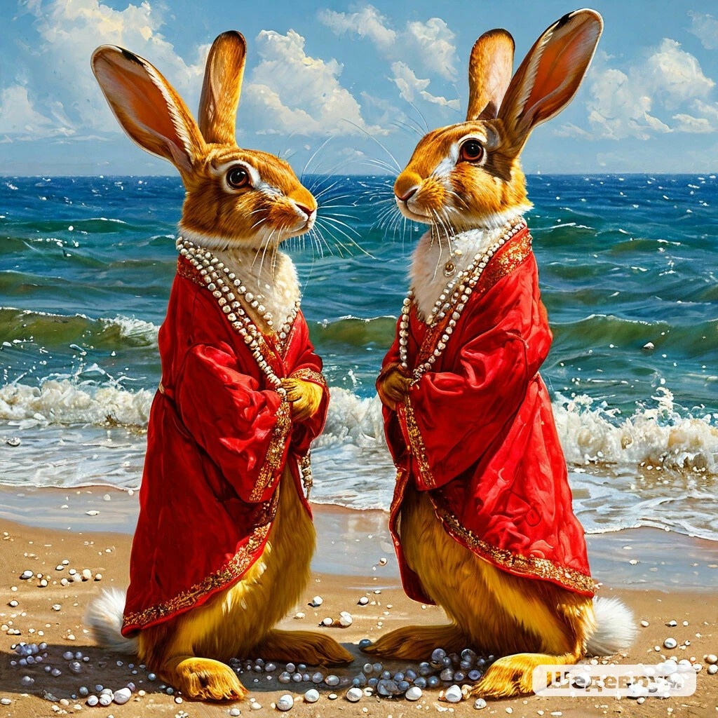 Братья зайцы Ати и Оти.