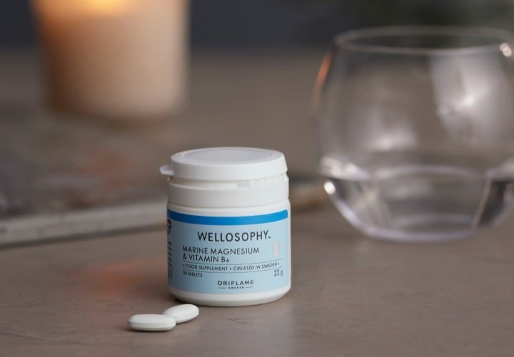 На фото магний с витамином В6 от Oriflame 