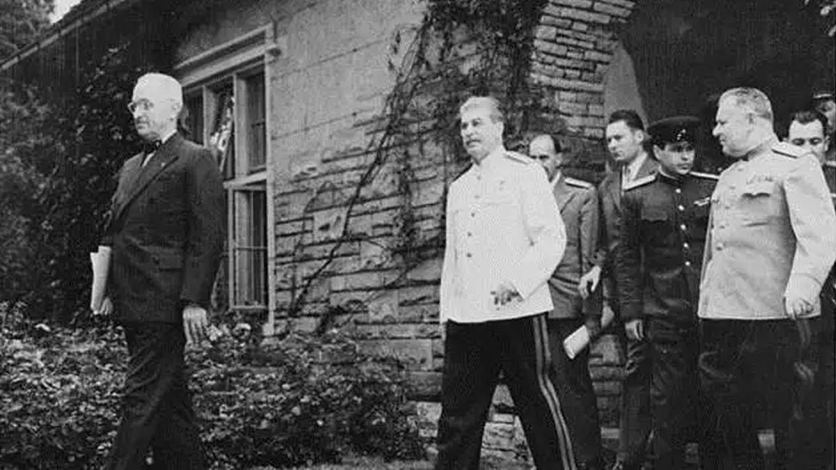 на Потсдамской конференции