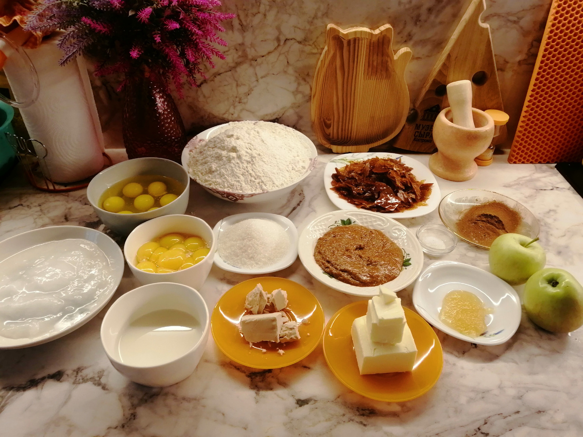 Ингредиенты для приготовления кулича