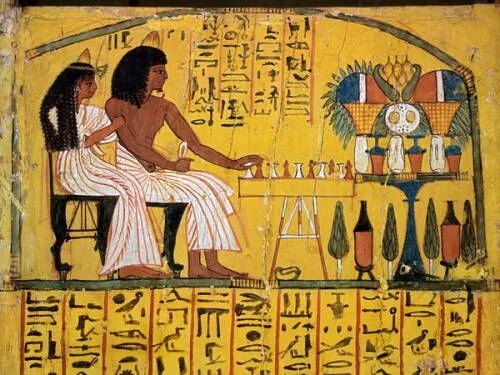 Снова прекрасная картина от Древних Египтян
