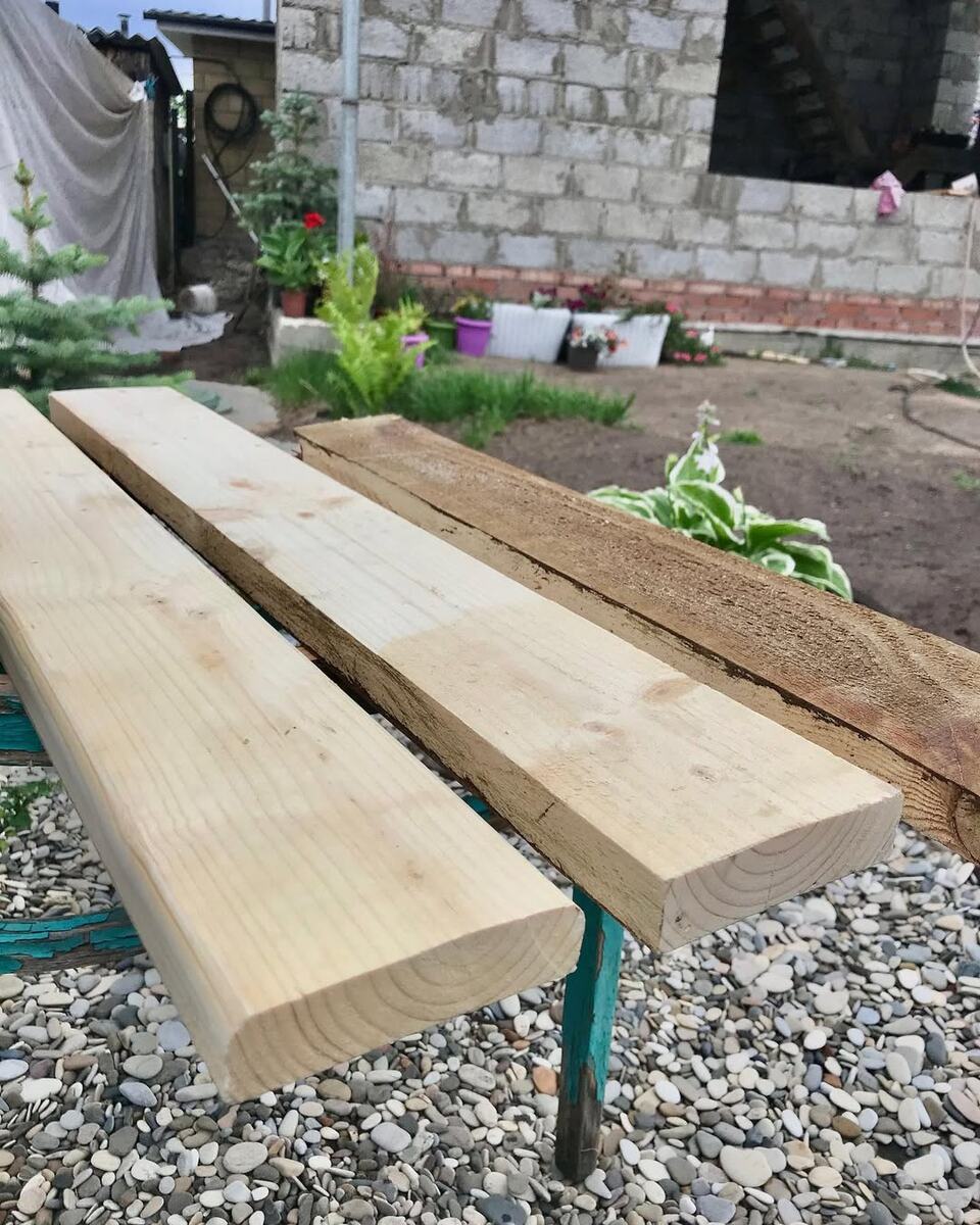 Обработал доски