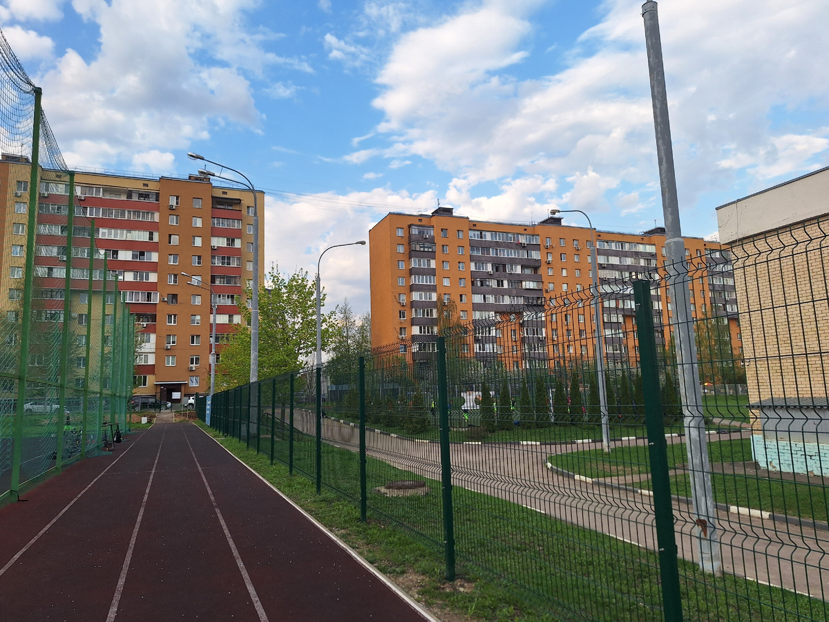 Стадион моей школы