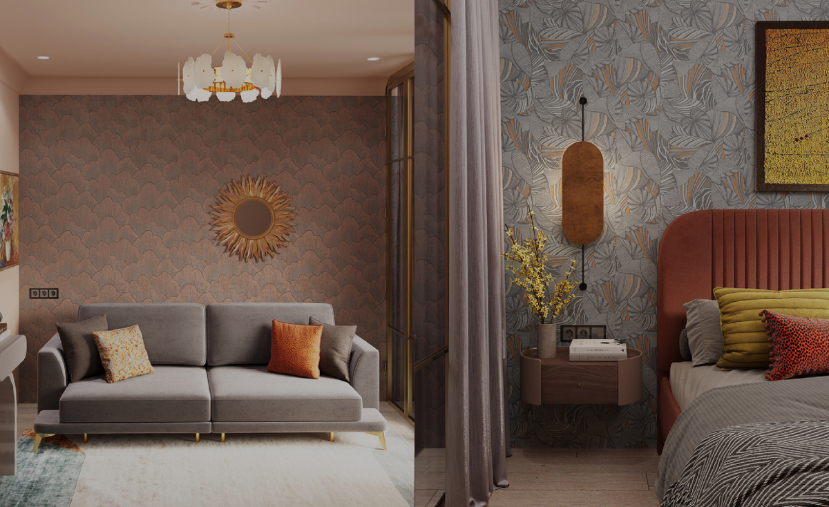 Проект Екатерины Мироновой с обоями Loymina