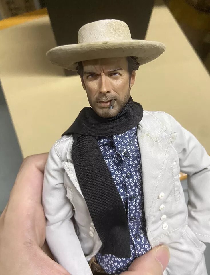 1/6 Scale Collectible Figure REDMAN TOYS Clint Eastwood COWBOY Blonde sideshow. Фото с eBay.com