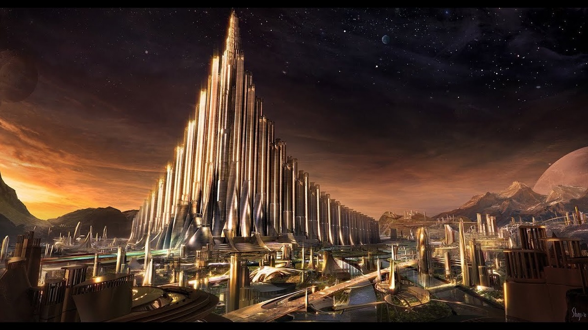 Чертоги Асгарда в фильме "Тор"