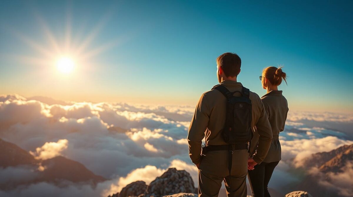 Иногда нужно подняться выше облаков, чтобы увидеть то, что всегда было перед глазами: настоящие ценности, истинную красоту и свой собственный путь. 🏔️