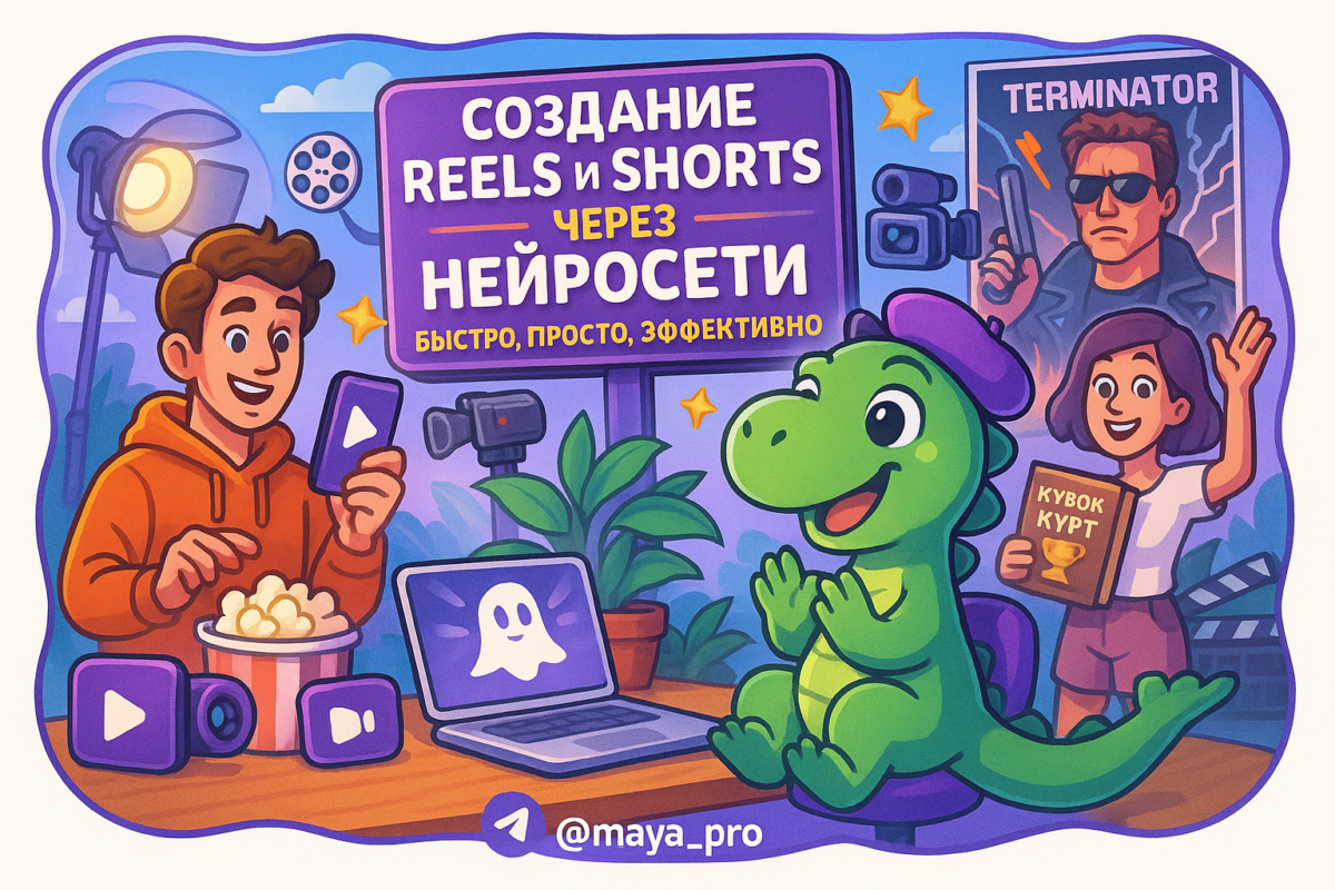    Создавай вирусные Reels и Shorts: секреты нейросетей и автоматизации, которые сработают на 100% Артур Хорошев