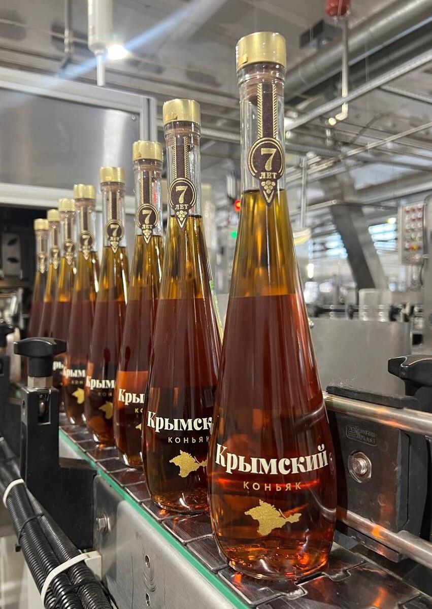 Производство Крымского коньяка КВК