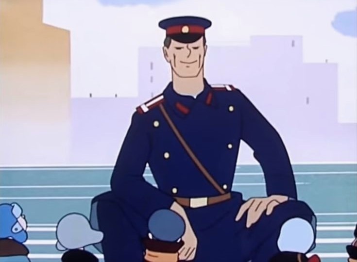 Кадр из мультфильма "Дядя Степа - миллиционер" СССР, 1964 г.