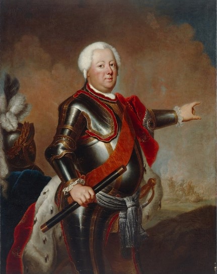 А.Пэн. Портрет Фридриха Вильгельма I.