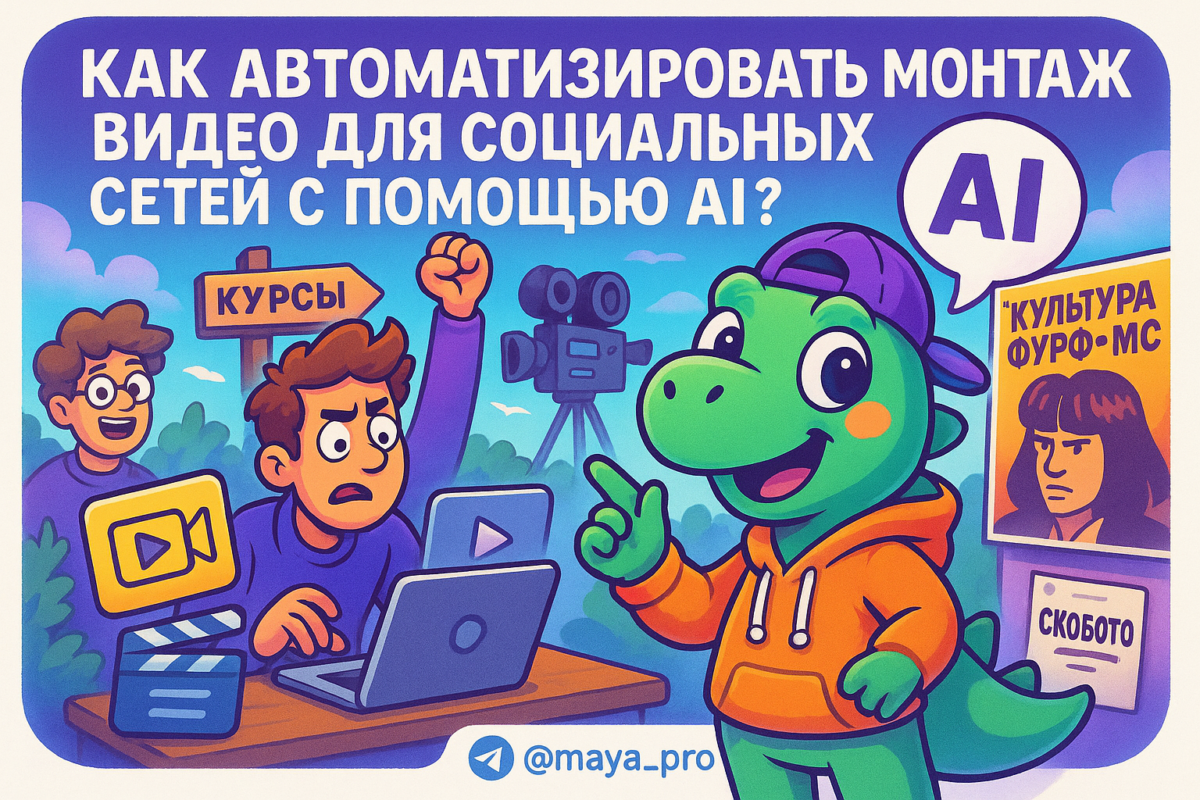    Как автоматизировать монтаж видео для соцсетей с AI и Make.com и не сойти с ума Артур Хорошев