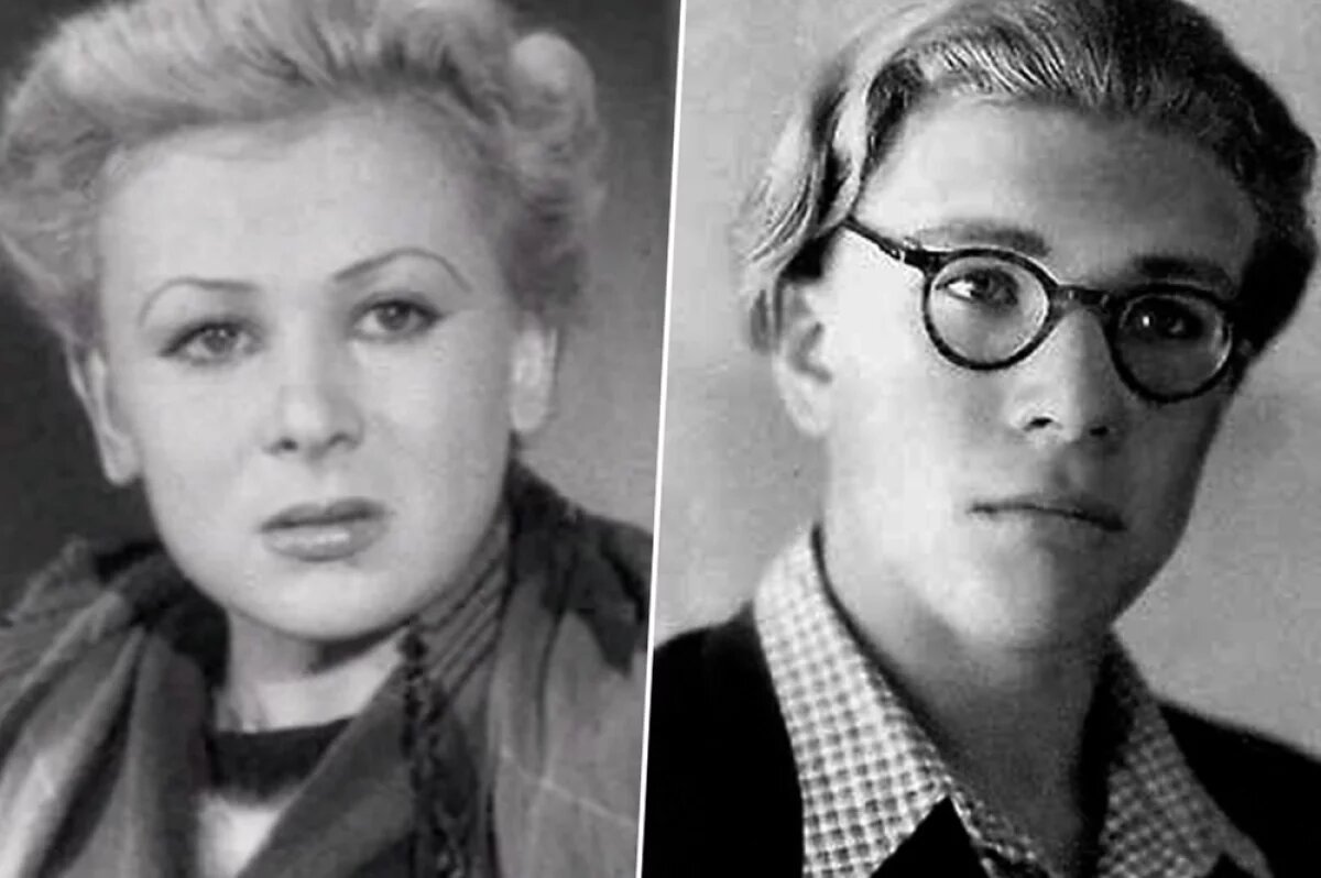    Валентина Серова и её сын Анатолий Серов.