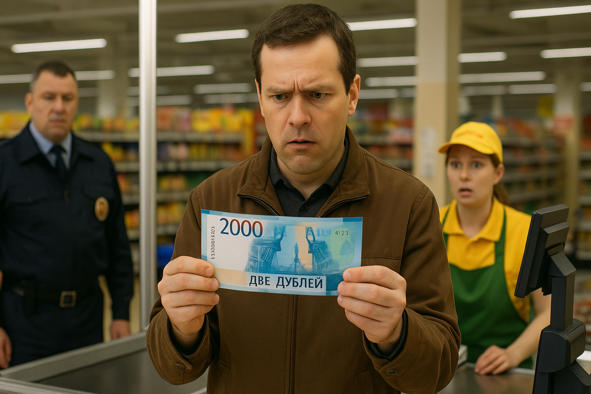 Как мы купили продукты и ушли с 2000 дублей в кошельке. Фальшивка в сдаче: история, после которой я всегда проверяю деньги