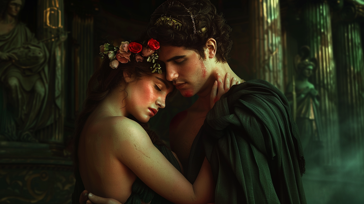 Персефона - жена Аида, богиня весны и бог подземного царства в мифах древней Греции