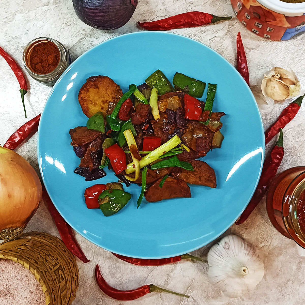 Картофель по-сычуаньски