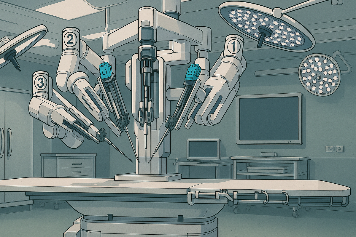 Робот-ассистированная хирургическая система «da Vinci»