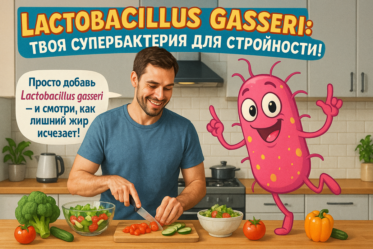 Lactobacillus gasseri - незаменимый помощник в сжигании жира.