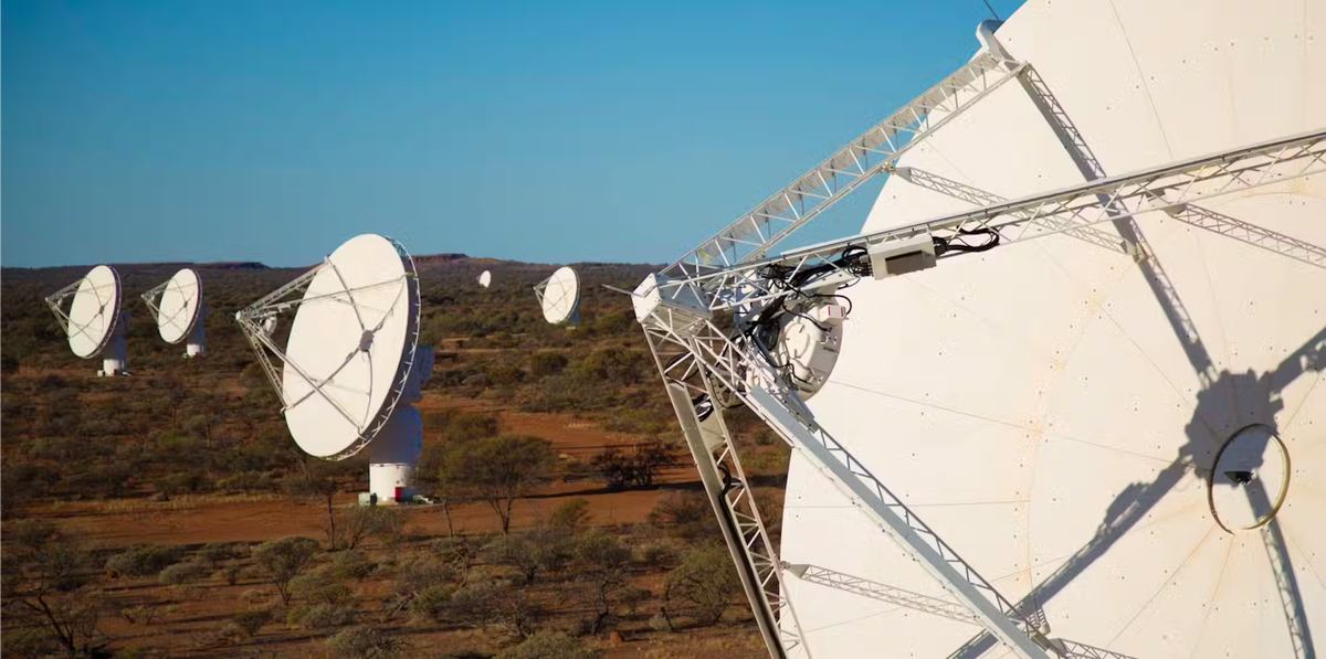 Австралийский радиотелескоп ASKAP (Australian Square Kilometer Array Pathfinder)