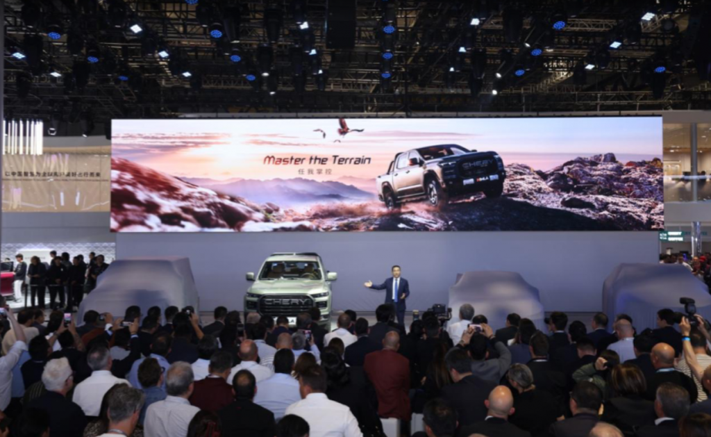 Презентация новой линейки пикапов Chery (Himla) состоялась в Китае, в рамках Шанхайского автосалона 2025 года.