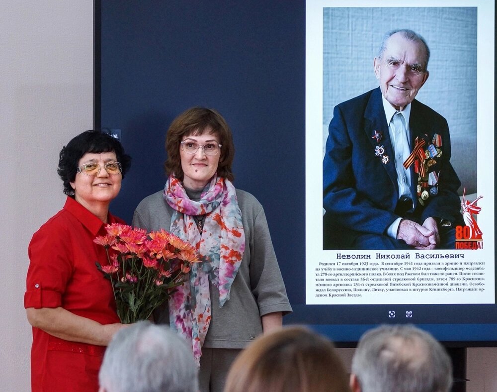    На открытии выставки «Славься, солдат Победы!» Фото: Из личного архивa